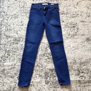 mid rise blue jegging